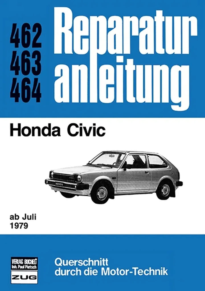 Honda Civic Reparaturanleitung und Werkstatthandbuch - gedrucktes Buch zum Bestpreis! - verwuester.net
