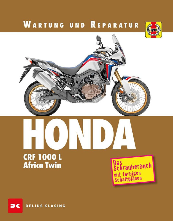 Honda CRF1000L Africa Twin - Reparaturbuch, Buchcover