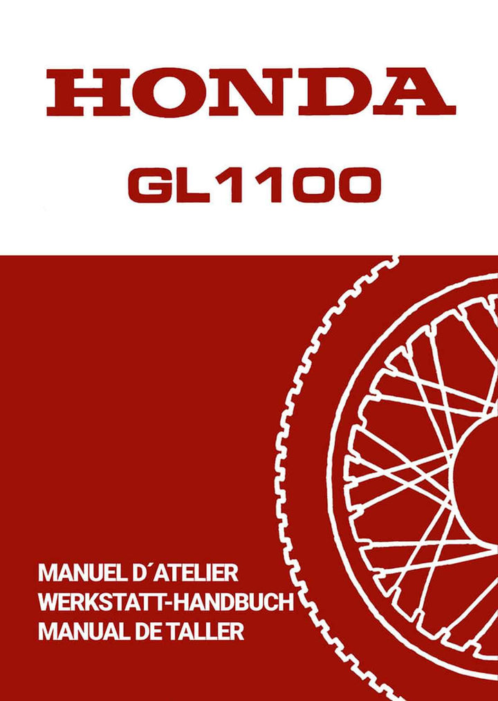 Honda GL1100 Goldwing Ergänzungs-Werkstatthandbuch, Buchcover