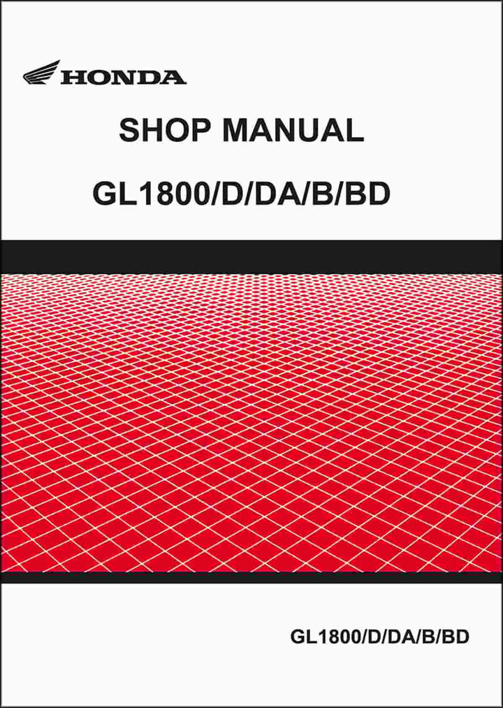 Honda GL1800/D/DA/B/BD Shop Manual, Buchcover