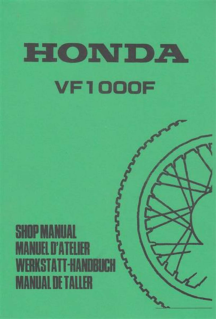 Honda VF1000F Werkstatthandbuch, Buchcover