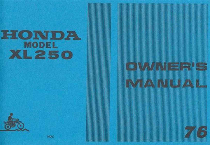 Honda XL250 Owner&