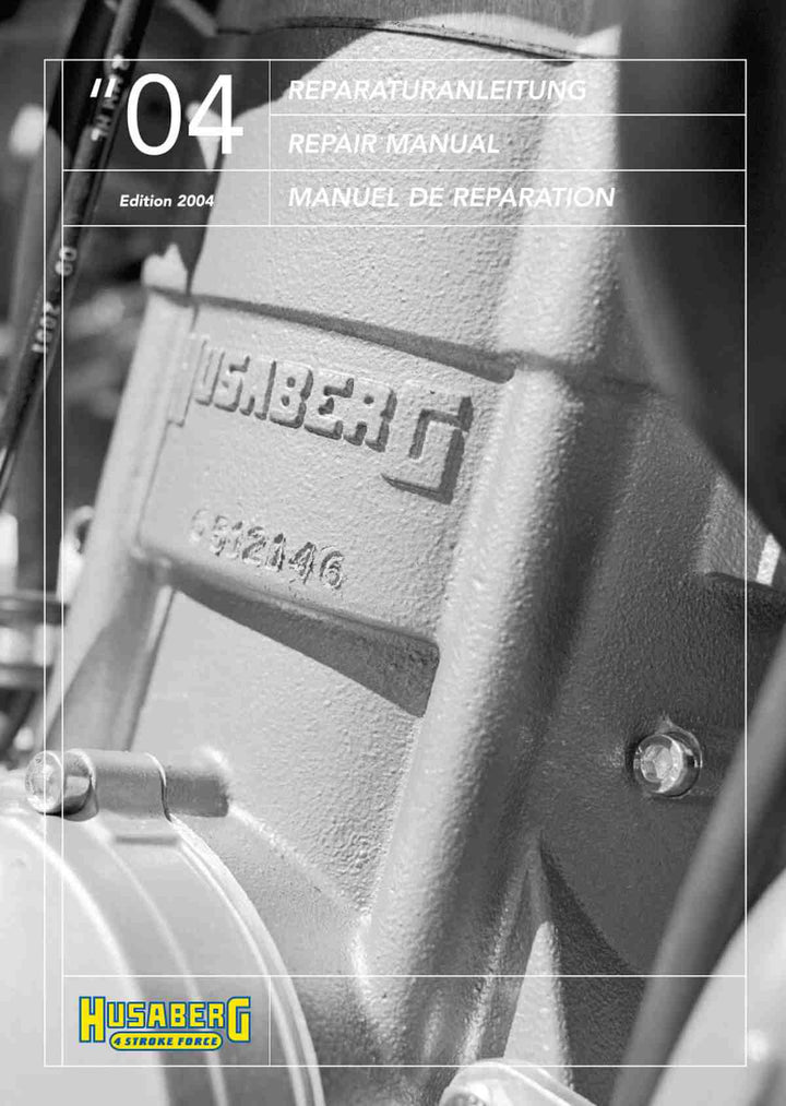 Husaberg Motor MY2004 Repair Manual, Buchcover