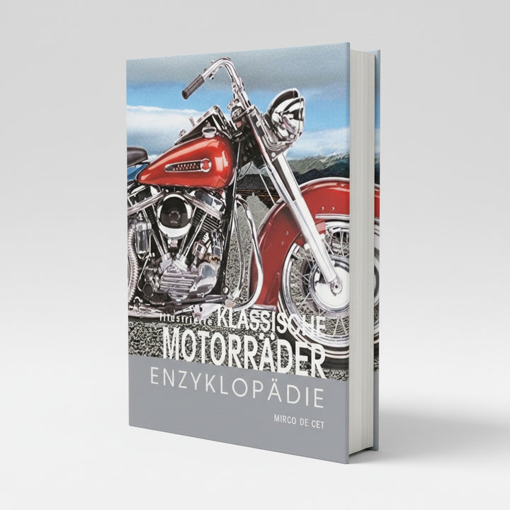 Illustrierte klassische Motorräder-Enzyklopädie, Buchcover