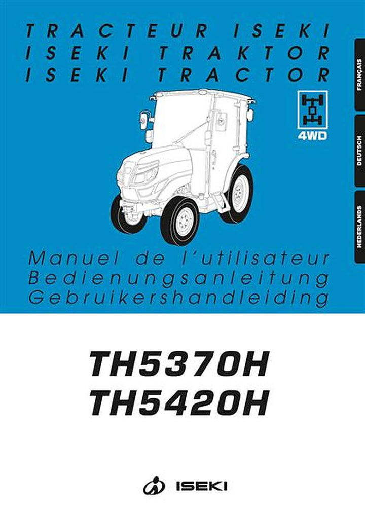 Iseki Traktor TH5370H TH5420H Betriebsanleitung, Buchcover