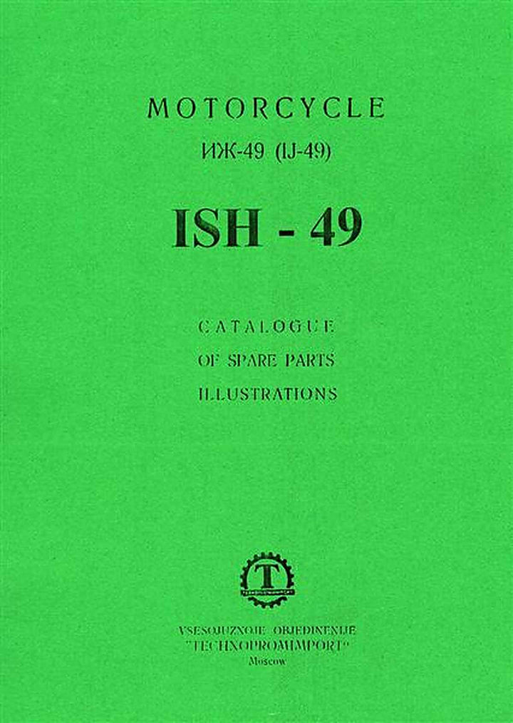 ISH Modell IJ-49 Ersatzteilkatalog, Buchcover