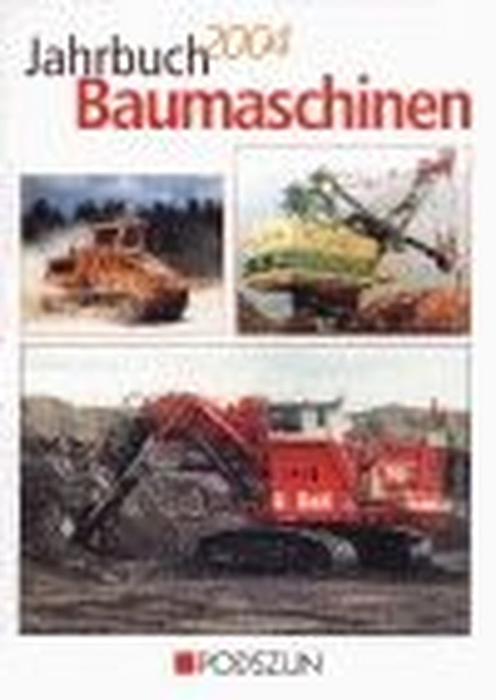 Jahrbuch Baumaschinen 2004, Buchcover