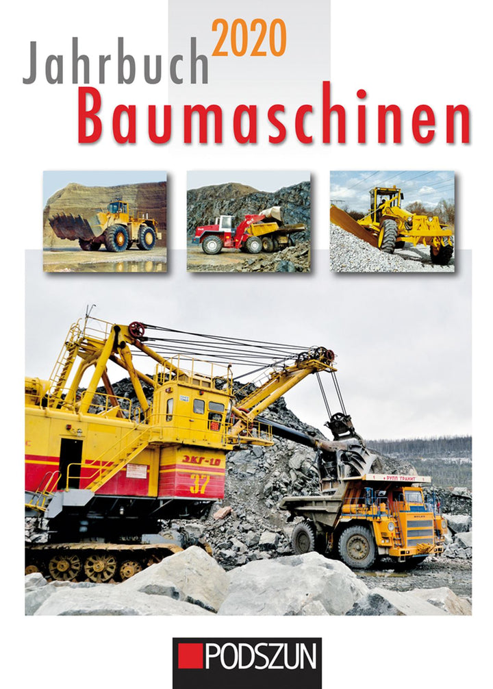 Jahrbuch Baumaschinen 2020, Buchcover