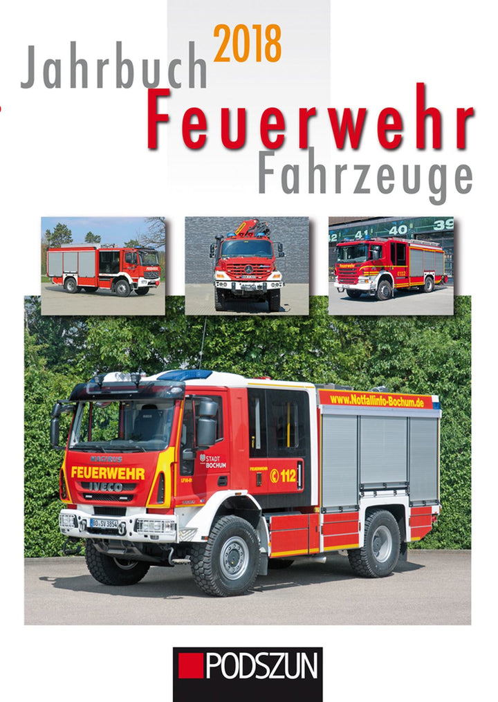 Jahrbuch Feuerwehr Fahrzeuge 2018, Buchcover