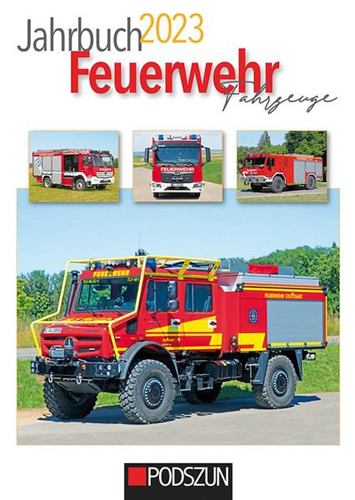 Jahrbuch Feuerwehr Fahrzeuge 2023, Buchcover