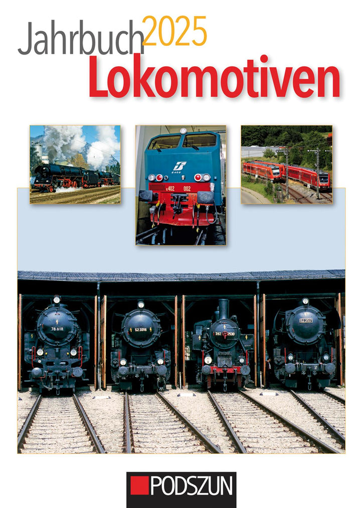 Jahrbuch Lokomotiven 2025, Buchcover
