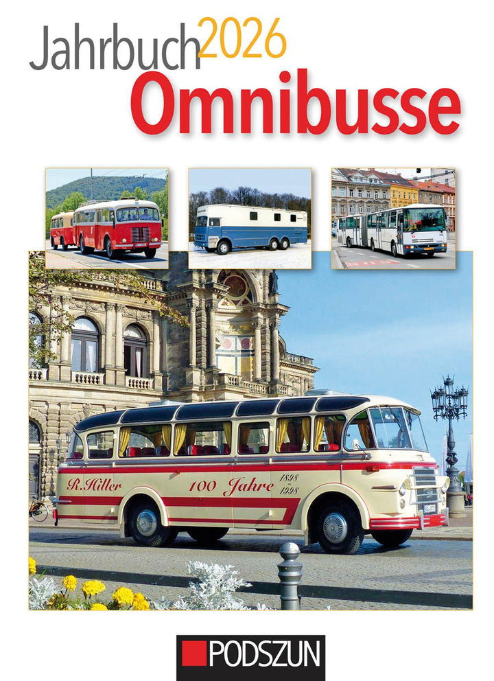 Jahrbuch Omnibusse 2026, Buchcover