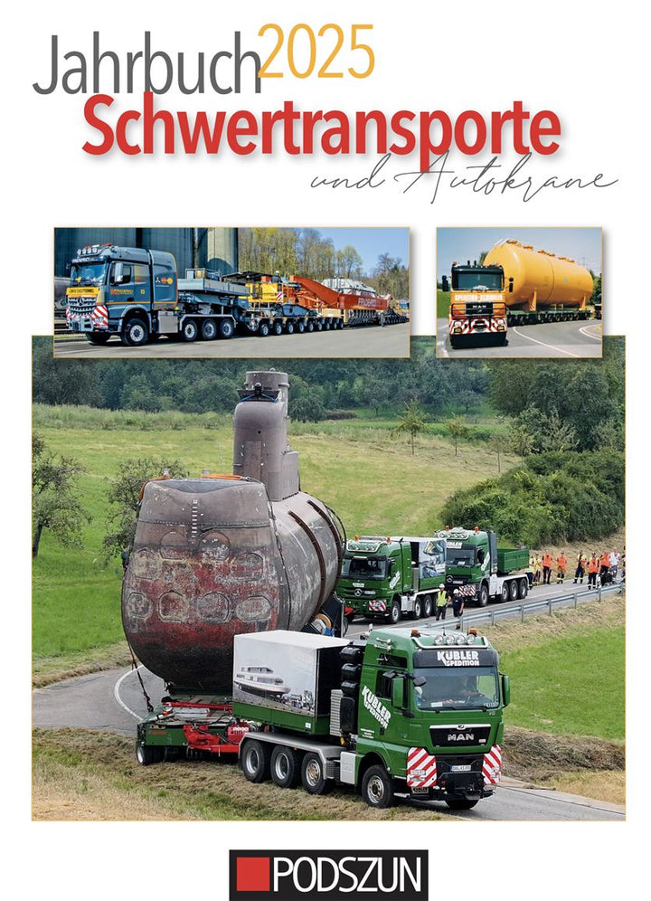 Jahrbuch Schwertransporte und Autokrane 2025 - gedrucktes Buch zum Bestpreis! - verwuester.net
