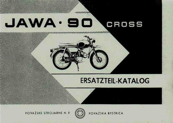 Jawa Motorrad 90 Cross Ersatzteilkatalog, Buchcover