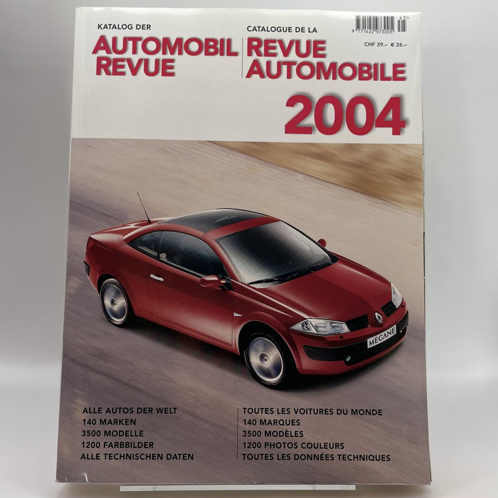 Katalog der Automobil Revue 2004 / Catalogue de la Revue Automobile 2004