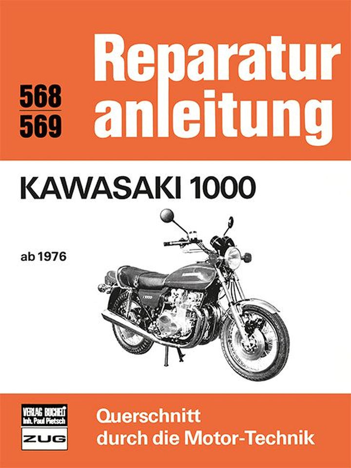 Kawasaki 1000 ab 1976 - Reparaturbuch, Buchcover