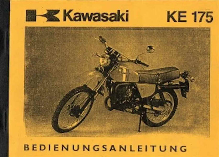 Kawasaki KE175 Bedienungsanleitung, Buchcover