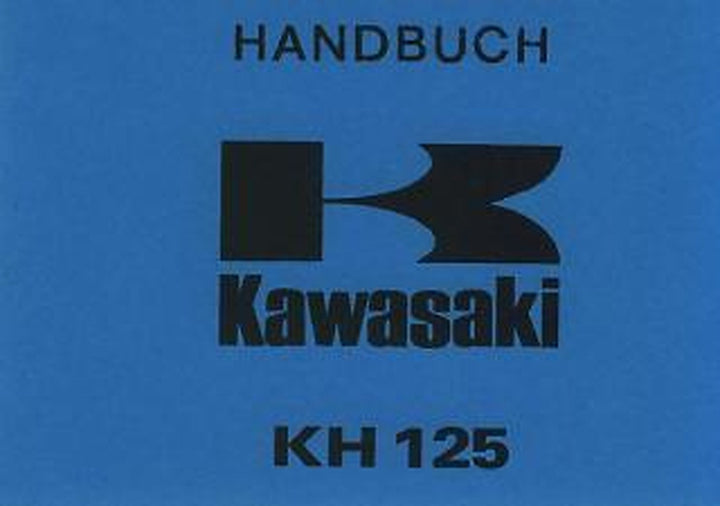 Kawasaki KH125 Betriebsanleitung, Buchcover