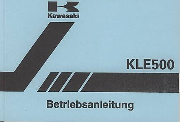 Kawasaki KLE 500, Betriebsanleitung, Buchcover