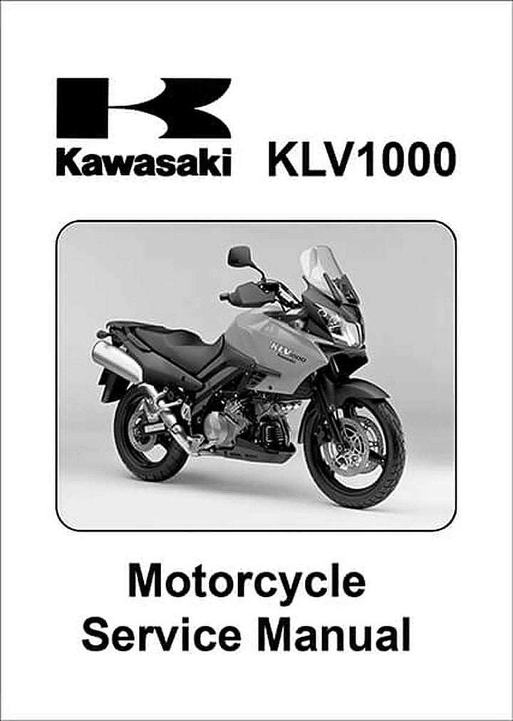 Kawasaki KLV1000 Service Manual, Buchcover