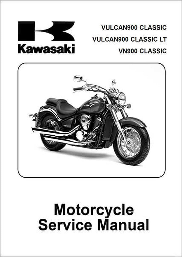 Kawasaki Vulcan 900 Classic Service Manual, Buchcover
