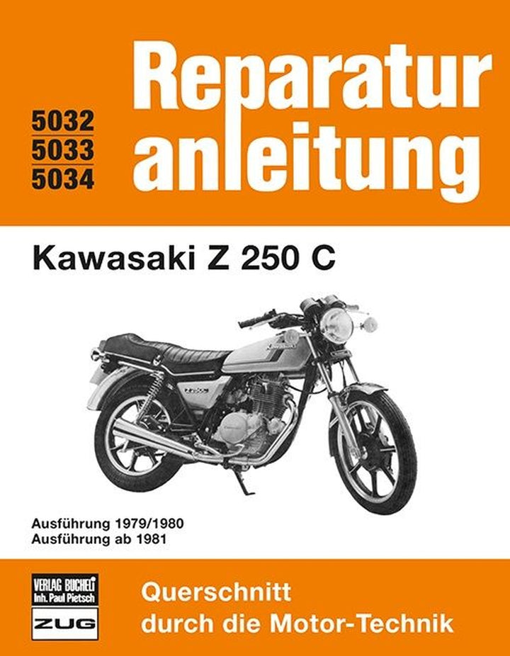 Kawasaki Z 250 C - Reparaturbuch, Buchcover