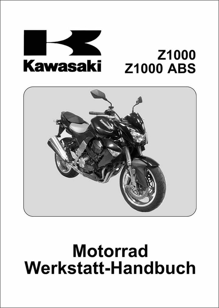 Kawasaki Z1000 und Z1100 ABS Reparaturanleitung, Buchcover