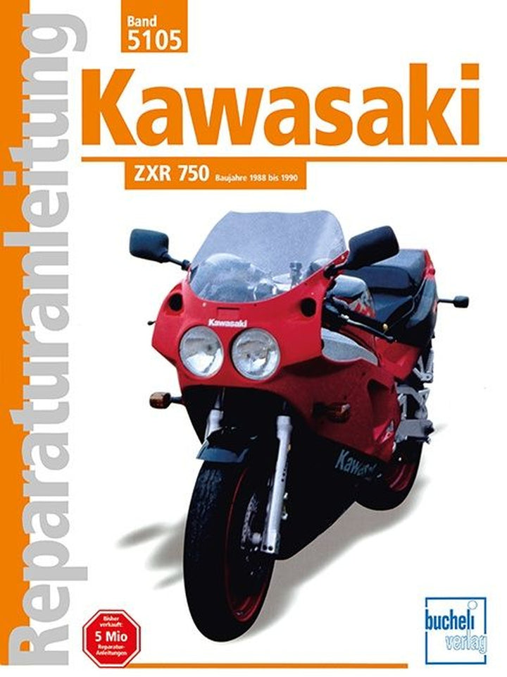 Kawasaki ZXR 750 - Reparaturbuch, Buchcover