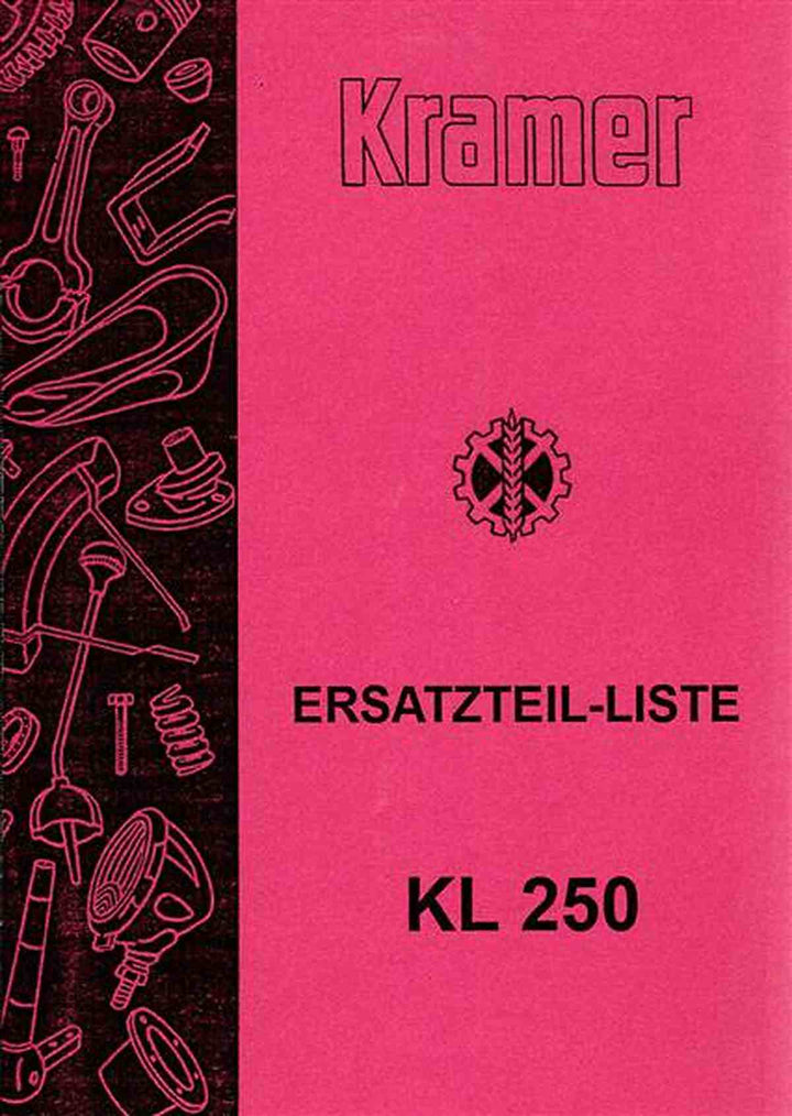 Kramer KL250 Ersatzteilliste, Buchcover