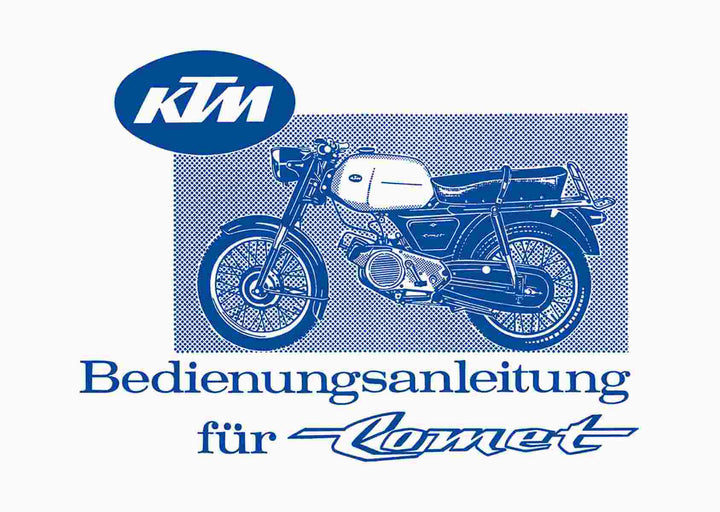 KTM Motorfahrzeugbau Comet mit Puch-Motor Betriebsanleitung, Buchcover