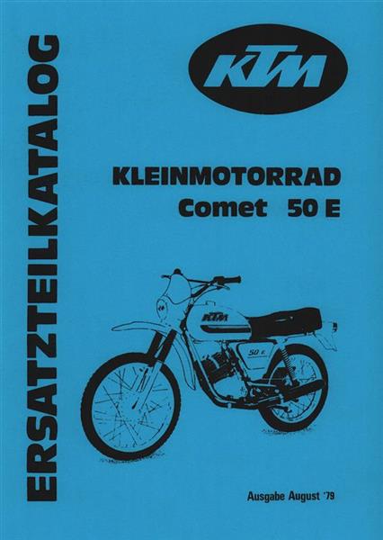 ktm fahrrad ersatzteilkatalog KTM Motorfahrzeugbau Comet 50 E, Ersatzteilkatalog
