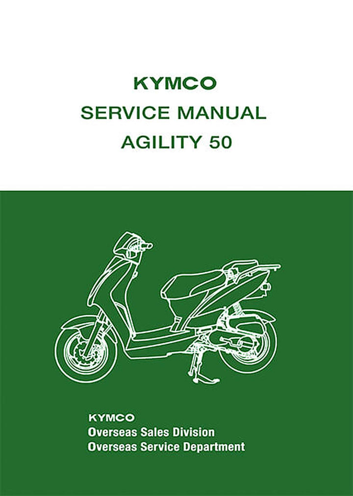 Kymco Agility 50 Service Manual, Buchcover