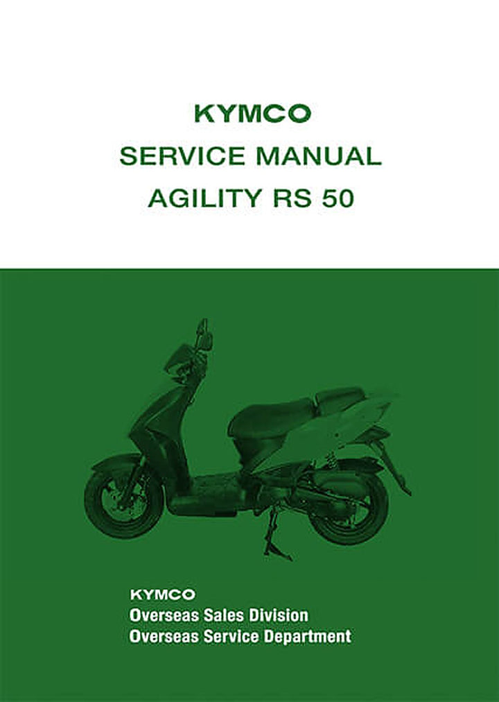 Kymco Agility RS50 Service Manual, Buchcover