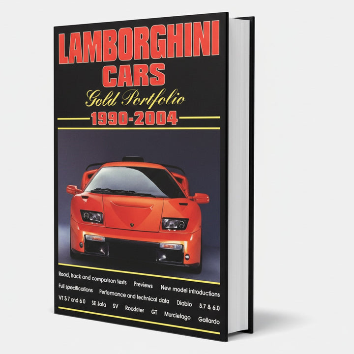 Lamborghini Cars 1990-2004 Gold Portfolio, Buchcover
