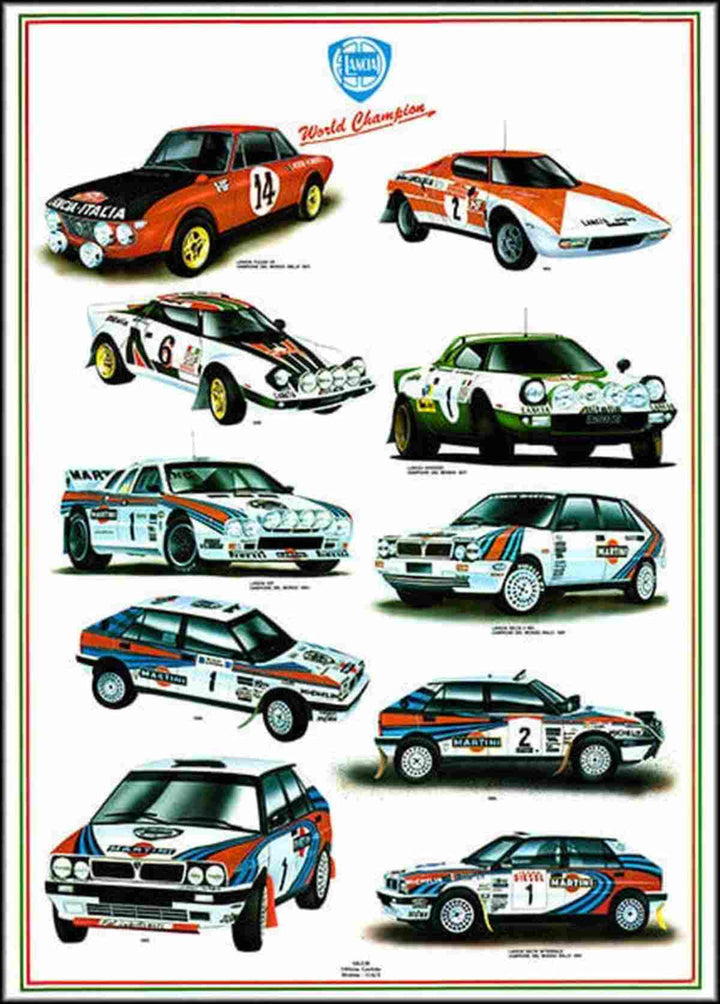 Lancia Poster, Poster-Motiv