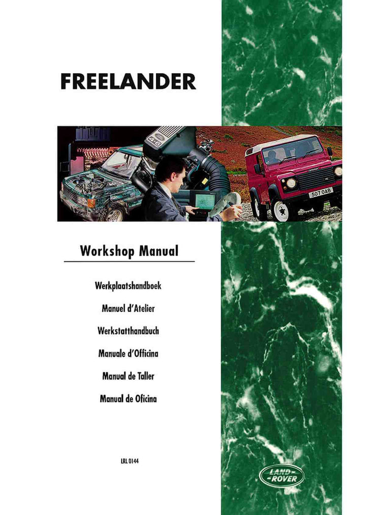Land Rover Freelander Werkstatthandbuch, Buchcover