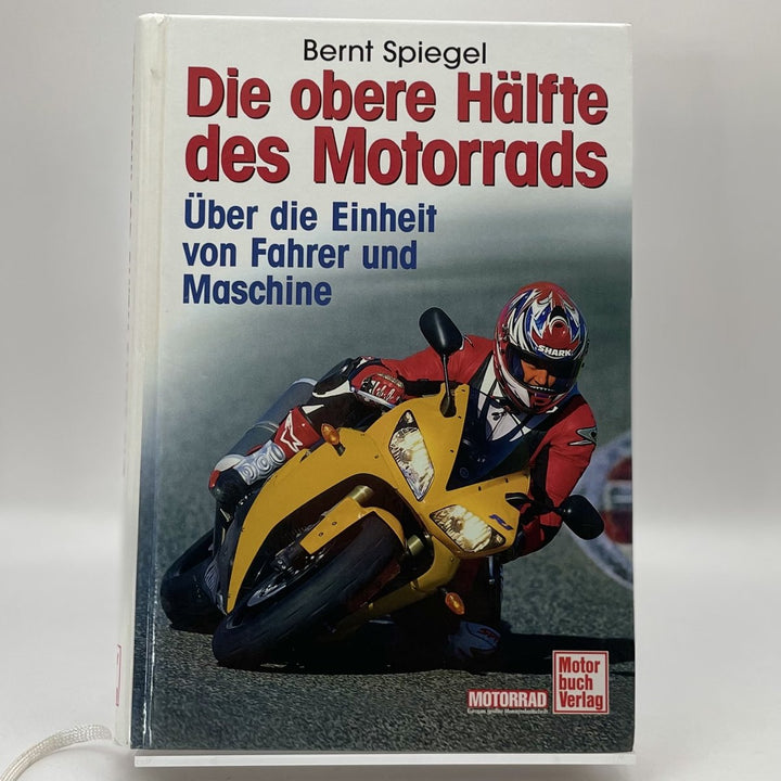 Die obere Hälfte des Motorrads