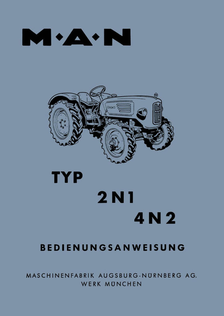 MAN Typ 2N1 und 4N2 Betriebsanleitung, Buchcover