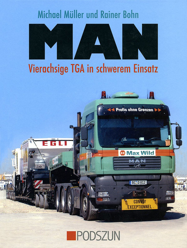 MAN - Vierachsige TGA in schwerem Einsatz, Buchcover