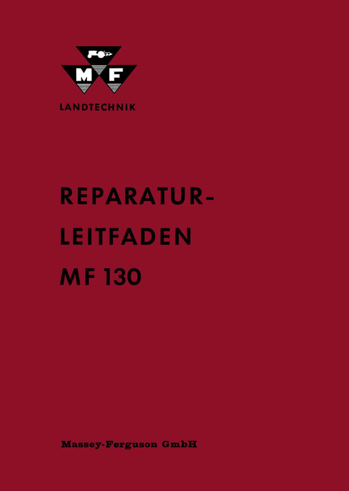 Massey-Ferguson MF130 Reparaturanleitung, Buchcover