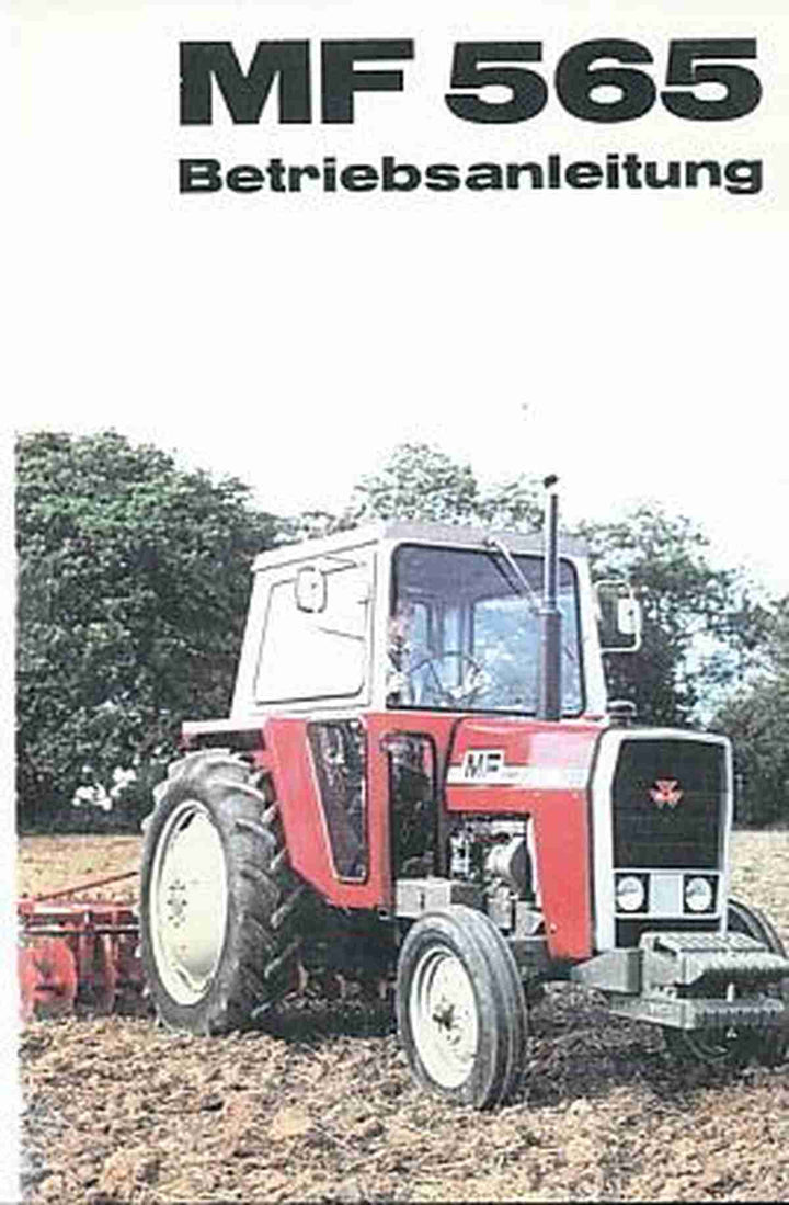 Massey-Ferguson MF565 Betriebsanleitung, Buchcover