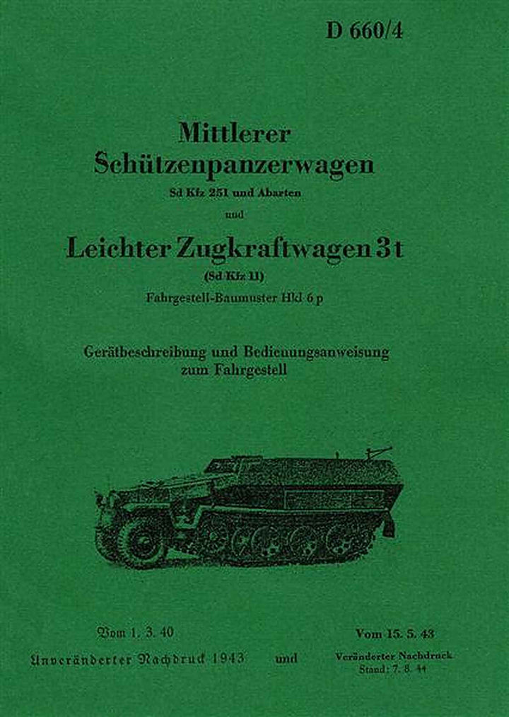 Maybach Mittlerer Schützenpanzer Bedienungsanweisung, Buchcover