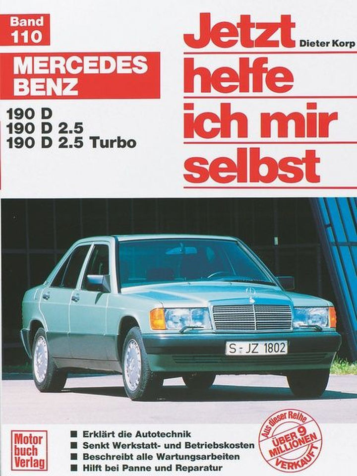 Mercedes-Benz Reparaturbuch 190 190 D 190 D 2.5, Buchcover