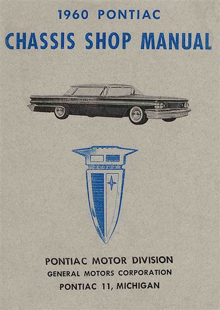 Pontiac Models 1960 Chassis Shop Manual, Buchcover