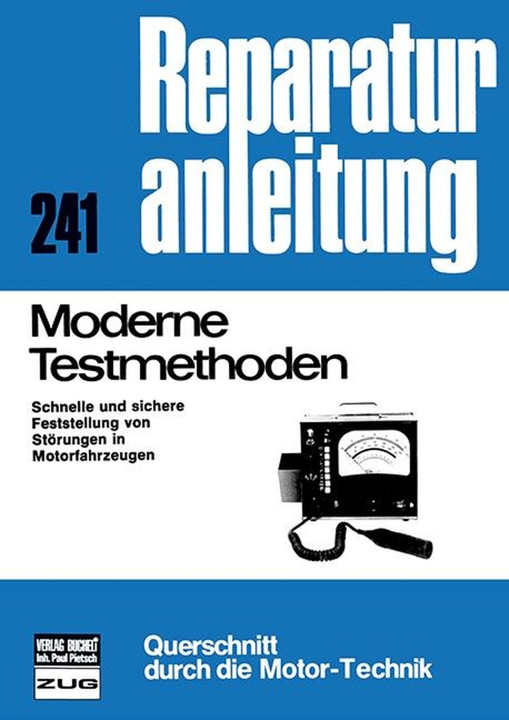 Moderne Testmethoden - Reparaturbuch, Buchcover