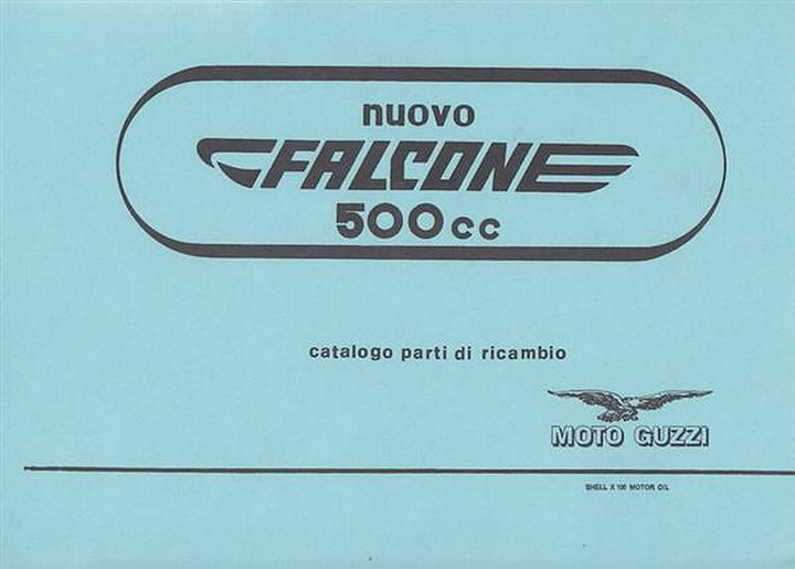 Moto Guzzi Nuovo Falcone Catalogo parti di ricambio, Buchcover