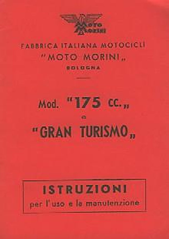 Moto Morini 175cc und Gran Turismo, Istruzioni, Buchcover