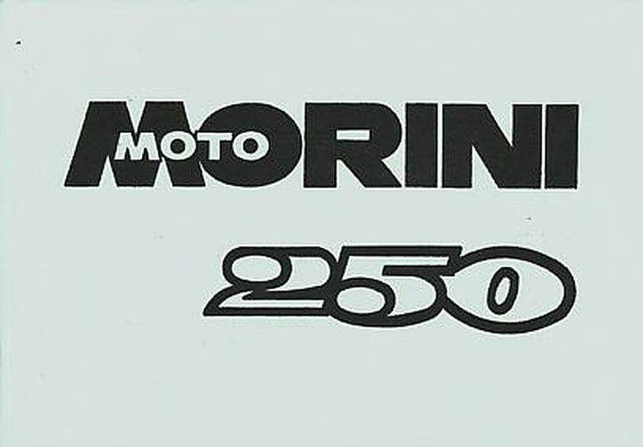 Moto Morini 250, Istruzioni, Buchcover