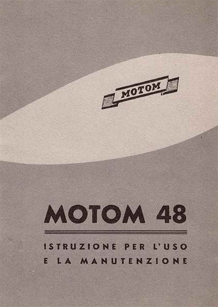 Motom 48 Handbuch, Buchcover
