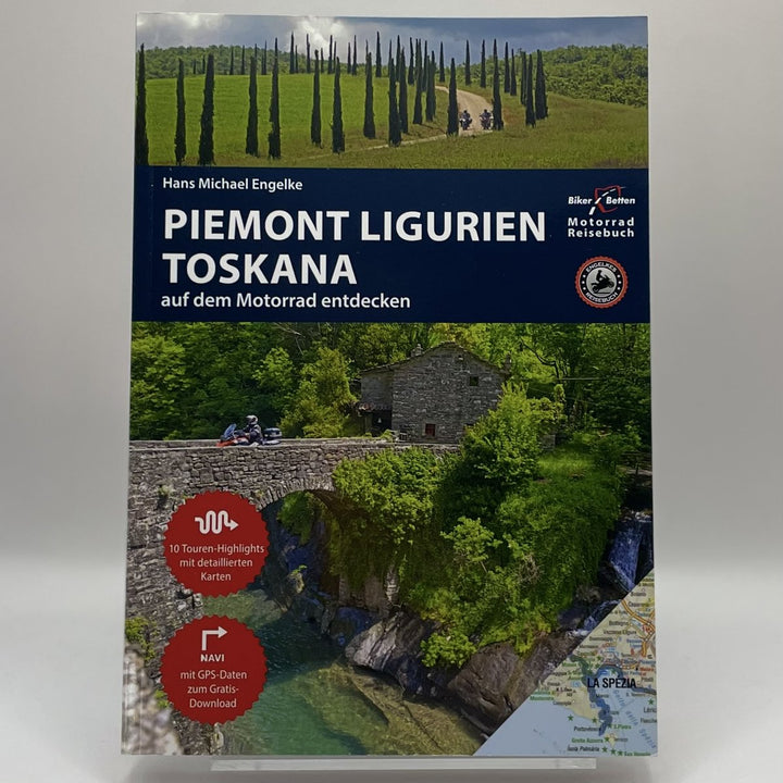 Motorrad Reiseführer Piemont Ligurien Toskana